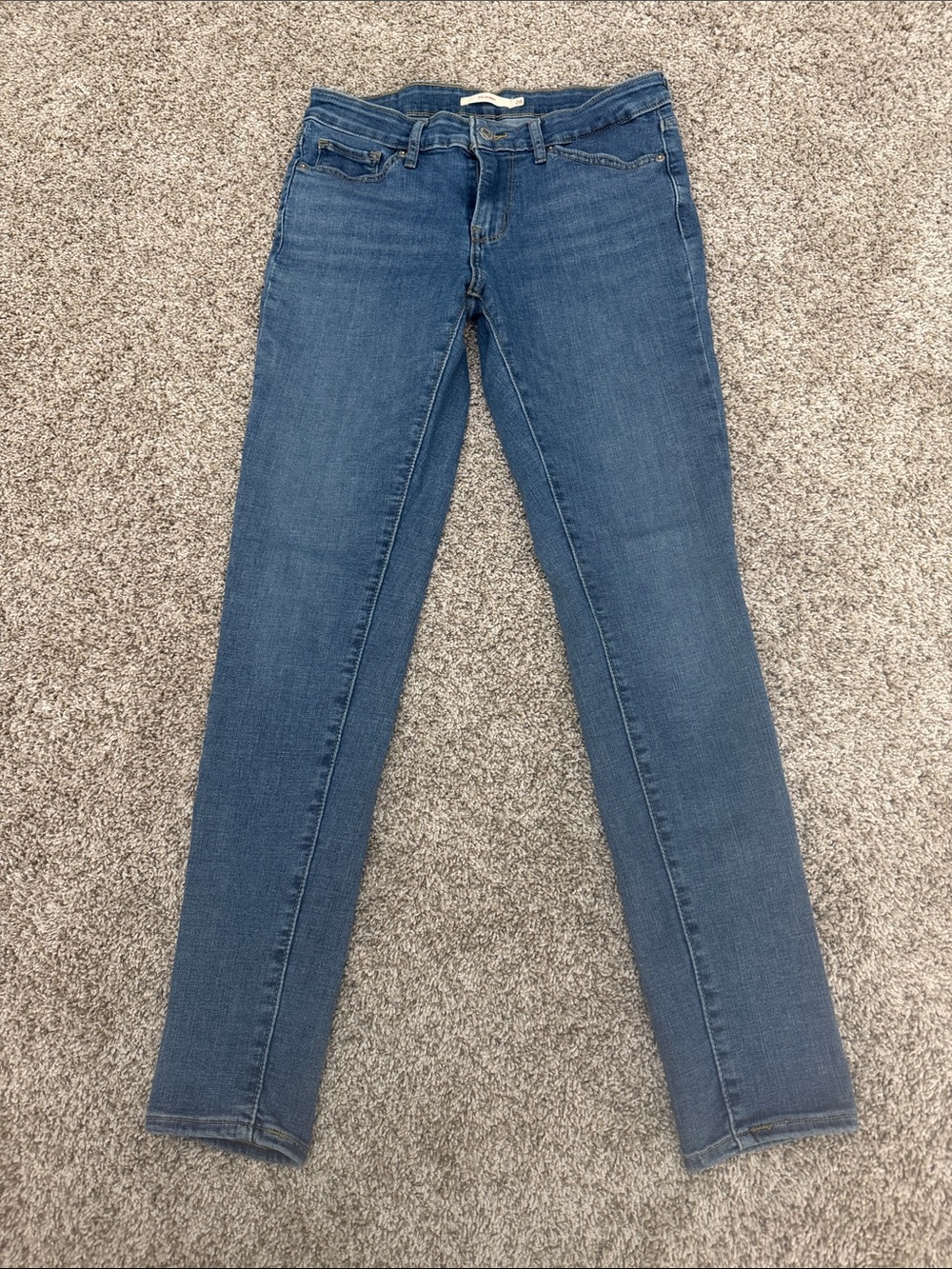 Levi's 711 Women's Skinny Jeans in Blue Denim